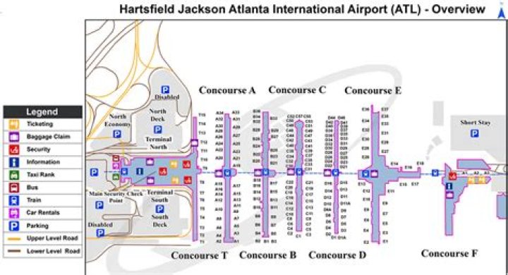 Atlanta Airport Terminal Map: Your Ultimate Guide to Navigating Hartsfield-Jackson