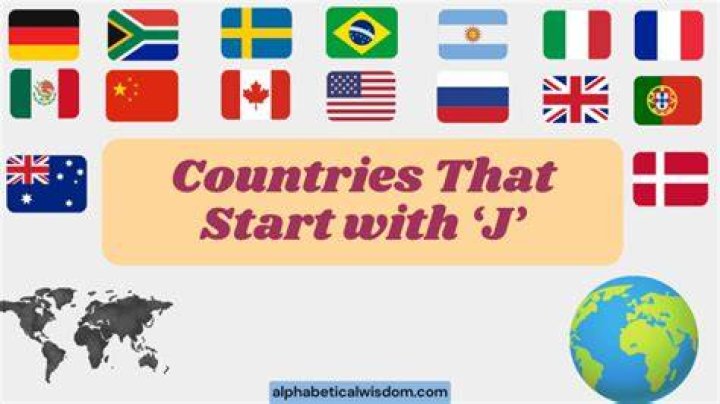 Countries Starting with J: A Comprehensive Exploration