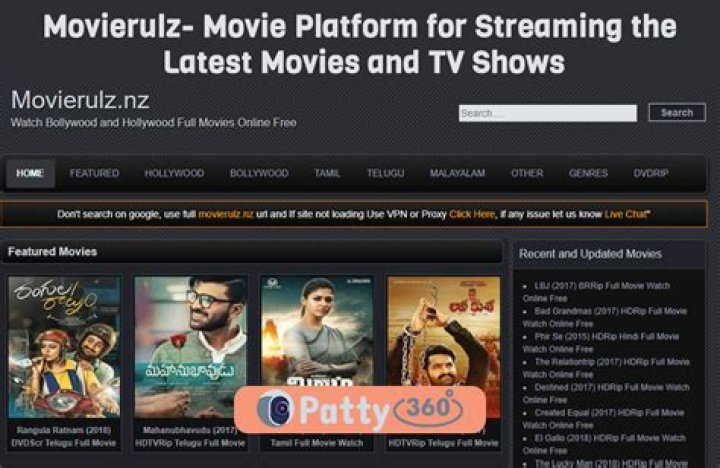 Discover: Where to Watch Telugu & Tamil Movies | Movierulz Alternatives