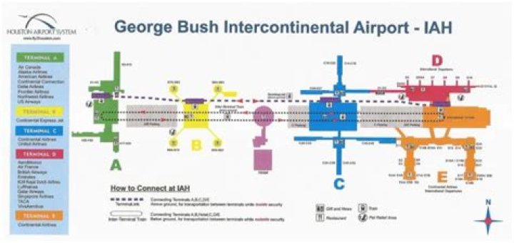 Houston Bush Airport Map: Your Comprehensive Guide to IAH