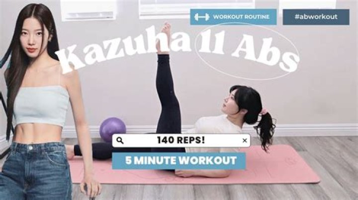 LE SSERAFIM Workout Routine: Get Abs Like Kazuha & Yunjin!