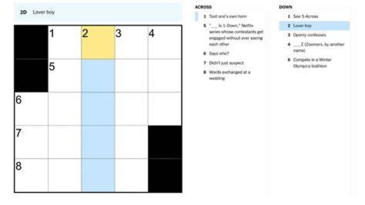 Lover Boy Crossword Clue: Unveiling the Puzzle's Secrets
