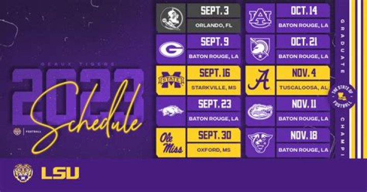 LSU Football Schedule 2023: A Comprehensive Guide to the Season