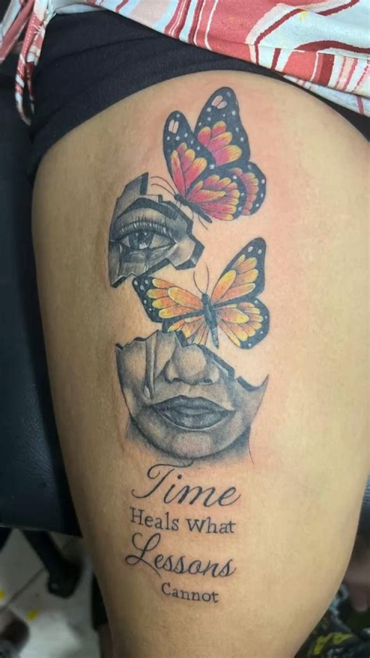 Meaningful Time Heals Tattoo: A Journey of Healing Through Ink