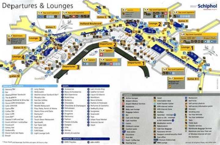 Schiphol Airport Map: Your Ultimate Guide to Navigating Amsterdam&rsquo;s Hub