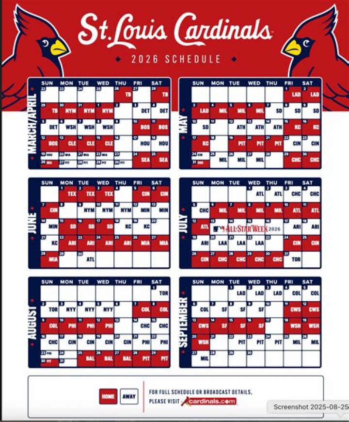 St Louis Cardinals Baseball Schedule: Your Ultimate Guide