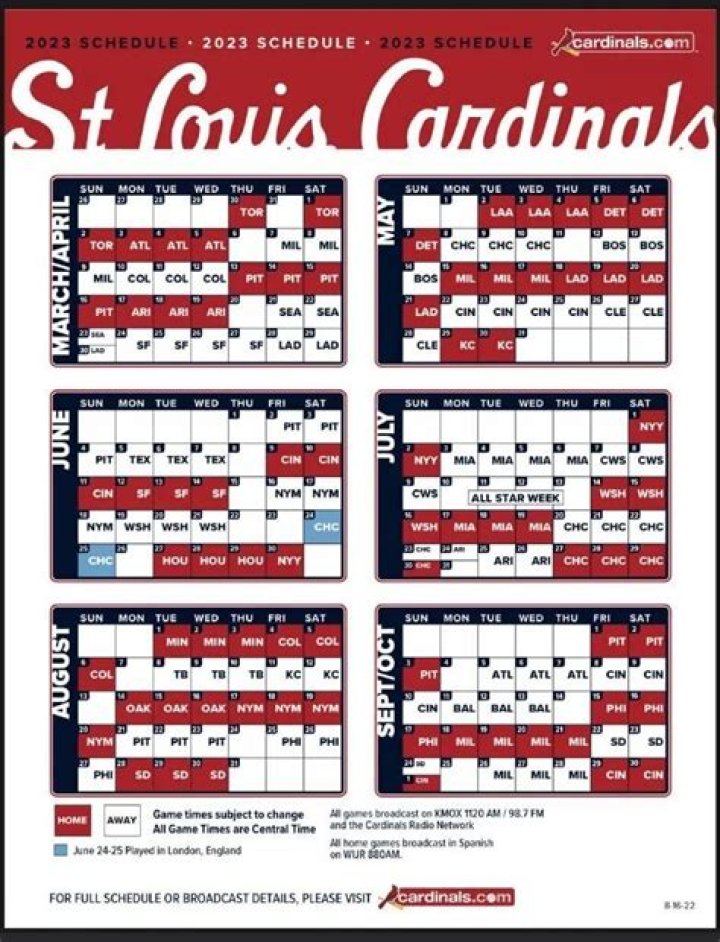 St. Louis Cardinals Schedule Home Games: Your Ultimate Guide for 2023