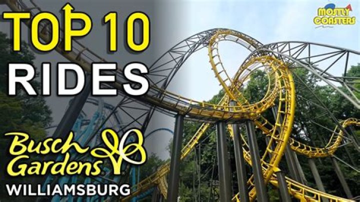 Thrilling Adventures: Discover the Best Roller Coasters at Busch Gardens in Williamsburg, Virginia