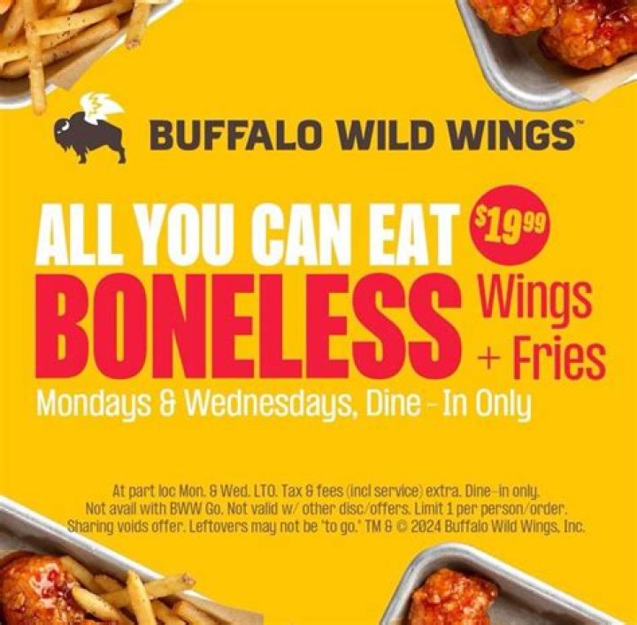 Thursday Boneless Wings at Buffalo Wild Wings: The Ultimate Game Day Experience