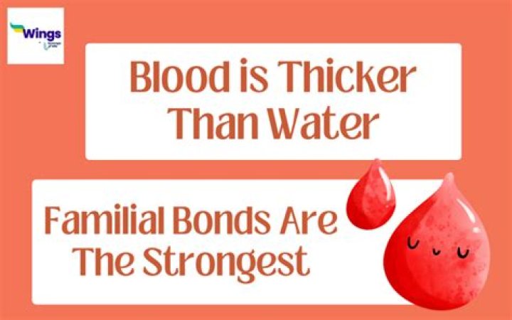 What Does the Saying "Blood is Thicker Than Water" Mean?