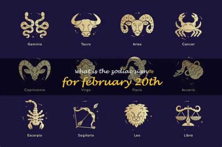 What is the Zodiac Sign for February 20th?