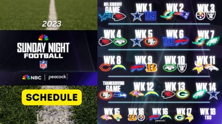 Who Plays Sunday Night NFL: A Comprehensive Guide to the Sunday Night Football Spectacle