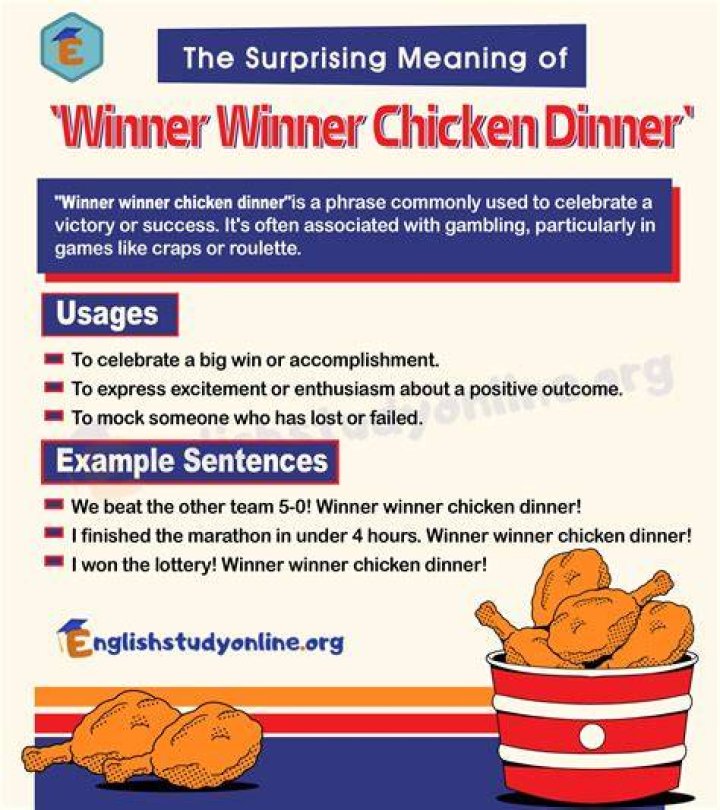 Winner Winner Chicken Dinner: The Ultimate Guide to the Iconic Phrase
